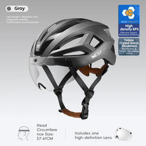 Fietshelm met Magnetische Bril - Pack Away