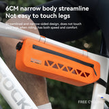 Regenbestendige fietsframetas met grote capaciteit voor de voorste buis, gemonteerd op de fiets