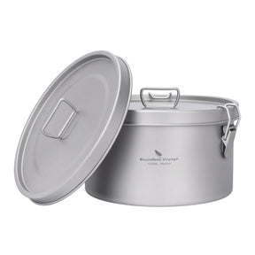 Titanium Dinner Box met 2 Deksels - Pack Away