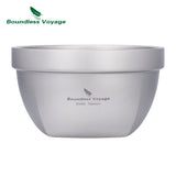 Titanium Dubbelwandige Kom - 500ml