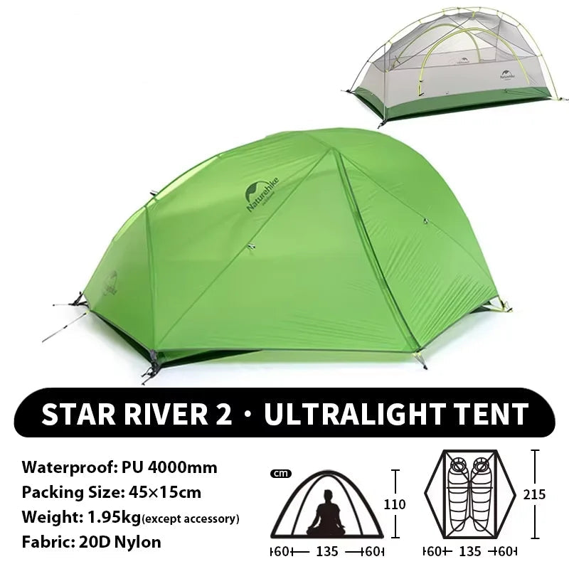 Star River 2 - 2-persoons tent - Pack Away