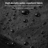 Waterdichte 210D fietshoes die een fiets buitenshuis beschermt tegen regen en stof. | Pack Away