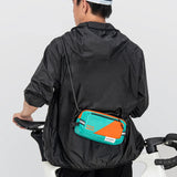 2,5L fiets stuurtas die ook als schouder- en crossbodytas te gebruiken is, met klep
