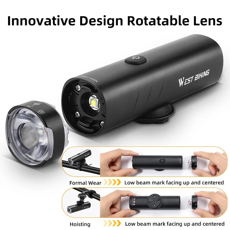 Fietsvoorlicht – 600/1200/1500 Lumen