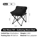 Opvouwbare outdoor camping- en wandelstoel met stalen frame en Oxford-stof
