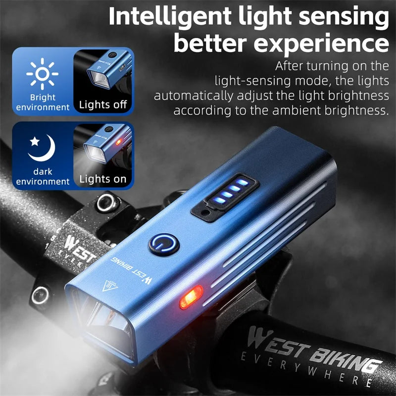 Fietslicht Set – Slim Voor- en Achterlicht met Remsensor