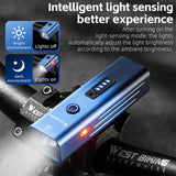 Fietslicht Set – Slim Voor- en Achterlicht met Remsensor