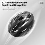 Fietshelm met Magnetische Bril