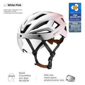 Fietshelm met Magnetische Bril - Pack Away