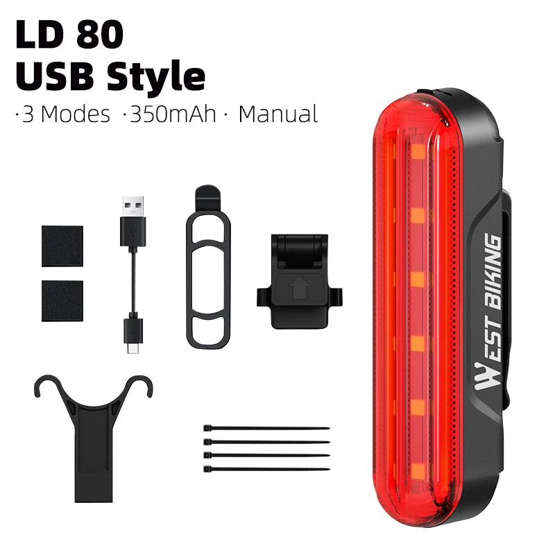 Fietsachterlicht Laser Remsensor