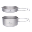 Titanium Pot & Pan Set - Pack Away