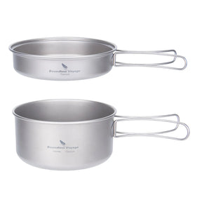 Titanium Pot & Pan Set - Pack Away