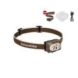 Waterdichte oplaadbare LED-hoofdlamp met sensorbediening en 500 lumen helderheid