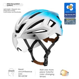 Fietshelm met Magnetische Bril