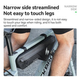 Waterdichte fietsframetas voor de onderbuis aan de voorkant, gemonteerd op de fiets