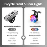 Fietslicht Set – Slim Voor- en Achterlicht met Remsensor