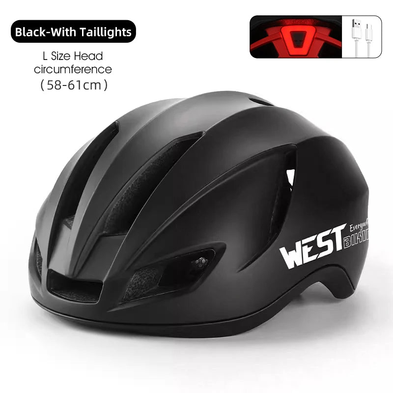 Fietshelm Dames met LED Verlichting - Pack Away