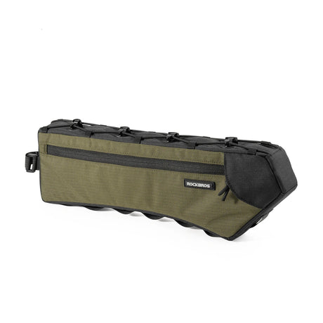 1,9L fietstas met grote capaciteit voor de bovenbuis, met beschermende klep