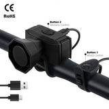 Elektrische Fietshoorn - 120db USB Oplaadbaar