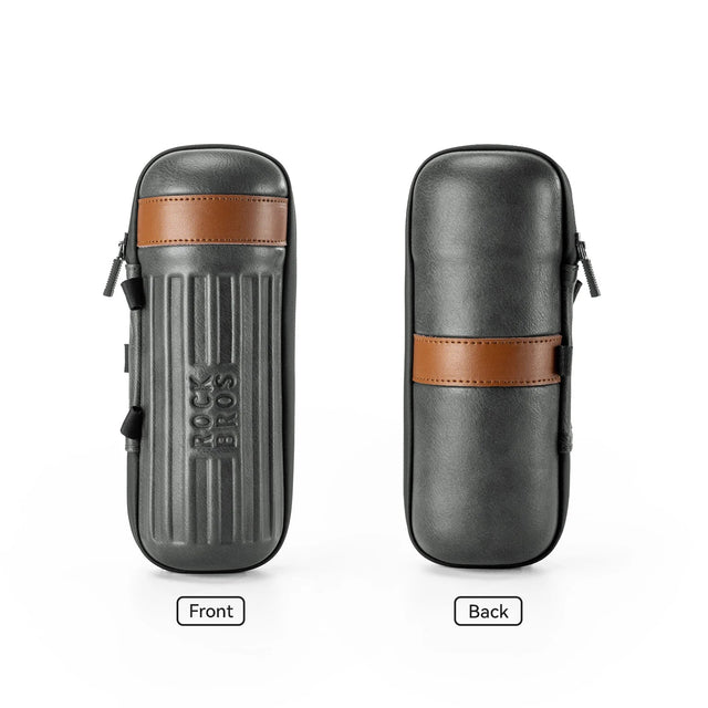 Duurzame draagbare fiets opbergbox met klep, gemonteerd op het fietsframe