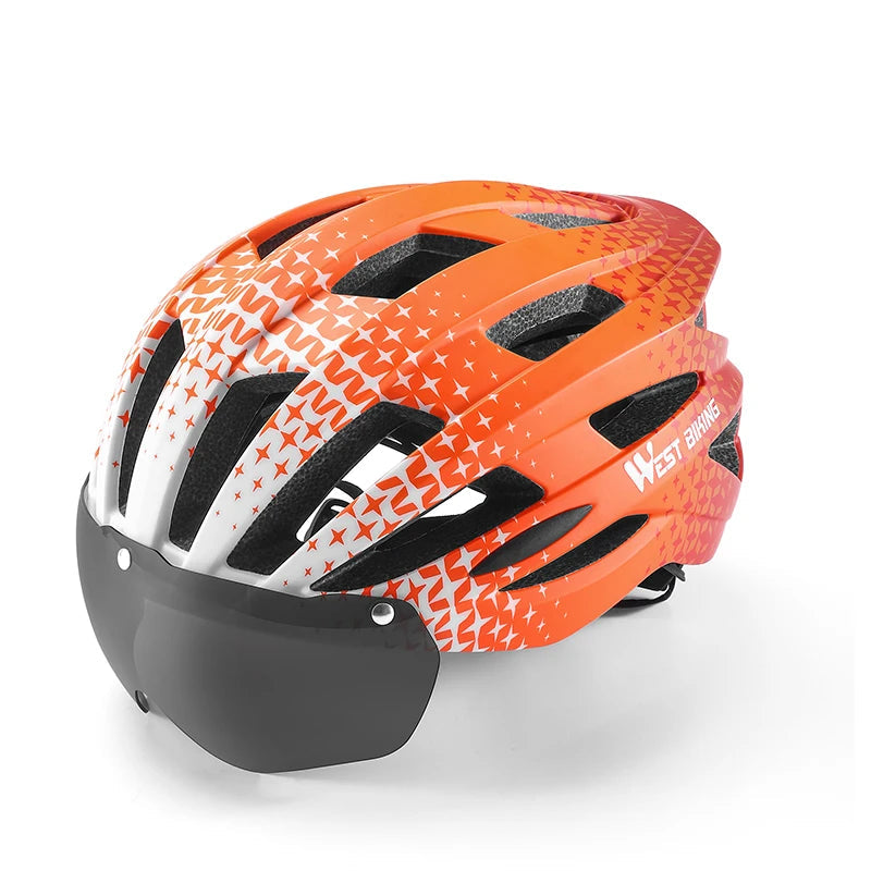 Fietshelm Met Zwart Lens - Pack Away