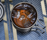 Titanium Kampeerbeker met Filter - 420ml