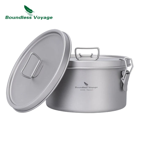 Titanium Dinner Box met 2 Deksels