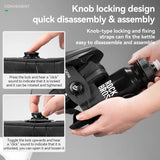 Multifunctionele fiets achtertas met veilige klep