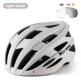 Fietshelm met Fotochrome Lens en LED