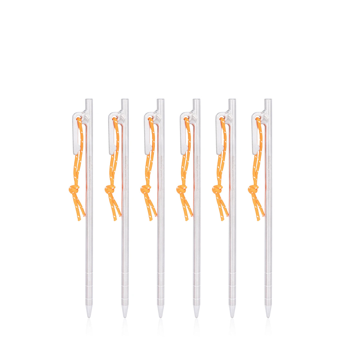 Titanium Tentpennen - 6 Stuks