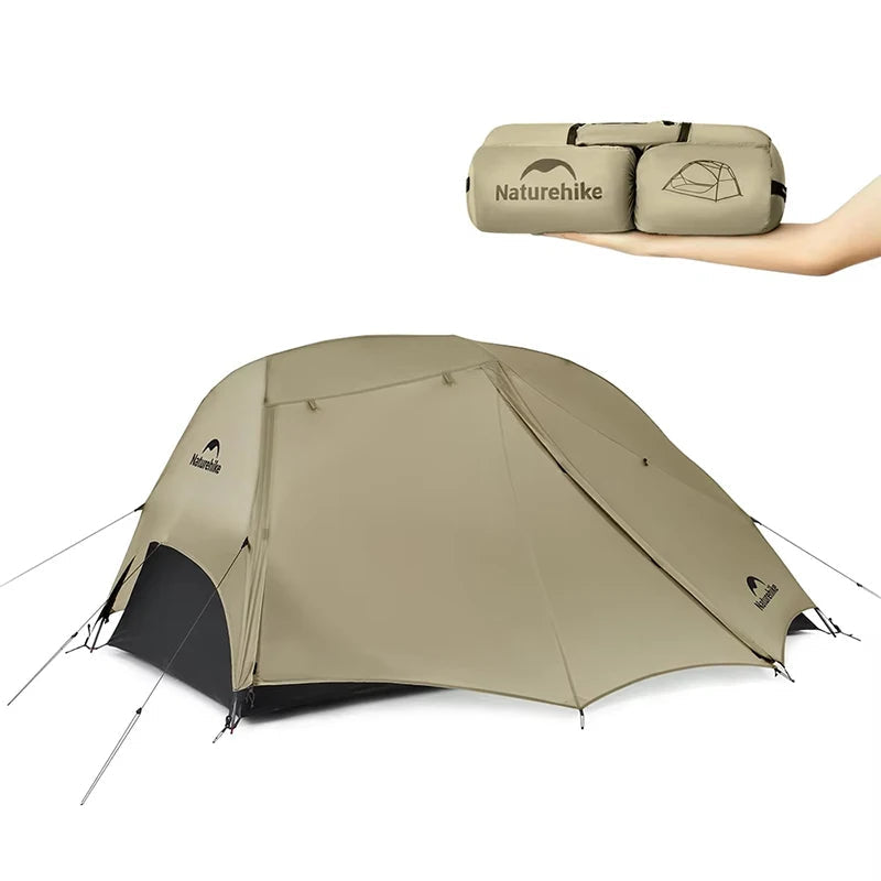 Ultralichte 2-persoons backpacking tent met slaap- en leefruimte