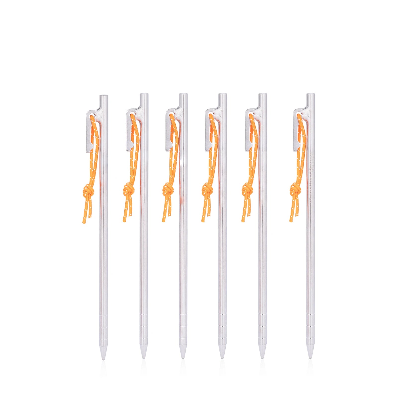 Titanium Tentpennen - 6 Stuks