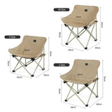 Opvouwbare outdoor camping- en wandelstoel met stalen frame en Oxford-stof