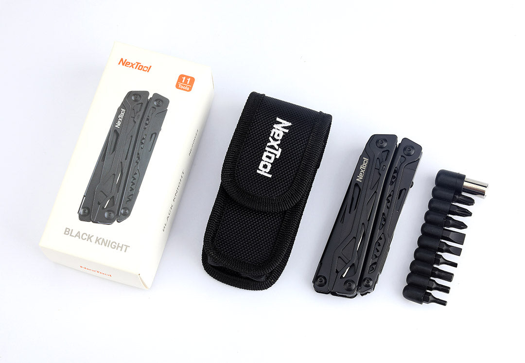 NexTool - Black Knight - Zakmes - Multitool - 11-In-1