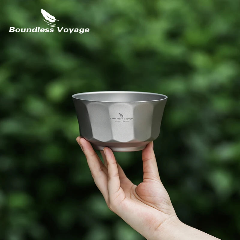 Titanium Dubbelwandige Kom