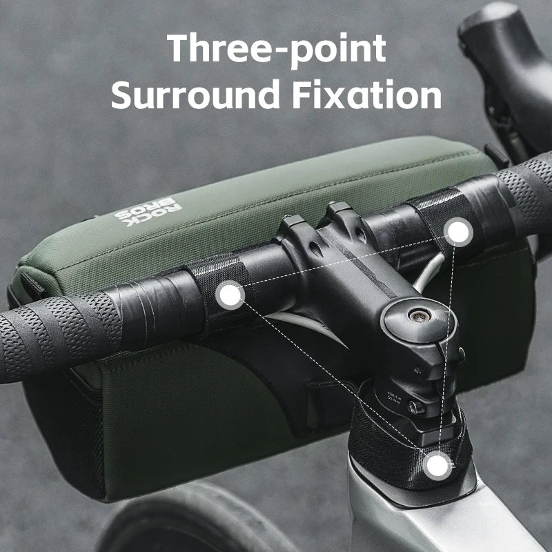 2,2L multifunctionele regenbestendige fietsbuis tas voor MTB en racefiets