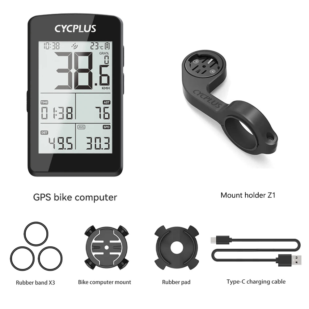 M3 Fietscomputer met GPS - ANT+ / BLE 5.0 - Pack Away