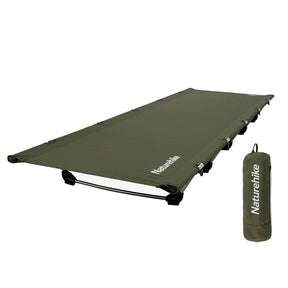 Ultralichte draagbare opvouwbare kampeerbed met aluminiumlegering frame