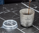 Titanium Koffiebeker met Deksel