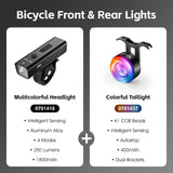 Fietslicht Set – Slim Voor- en Achterlicht met Remsensor