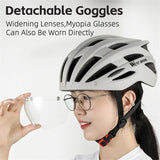 Fietshelm met Fotochrome Lens en LED