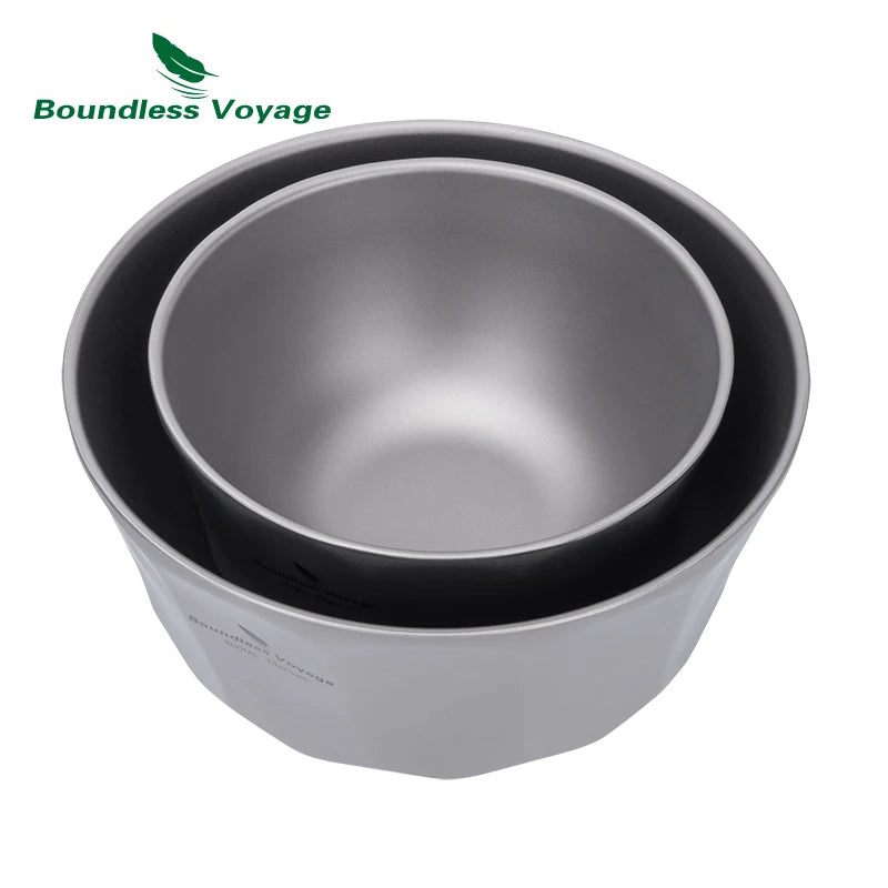 Titanium Dubbelwandige Kom