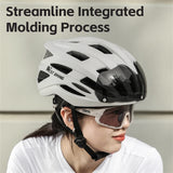 Fietshelm met Fotochrome Lens en LED