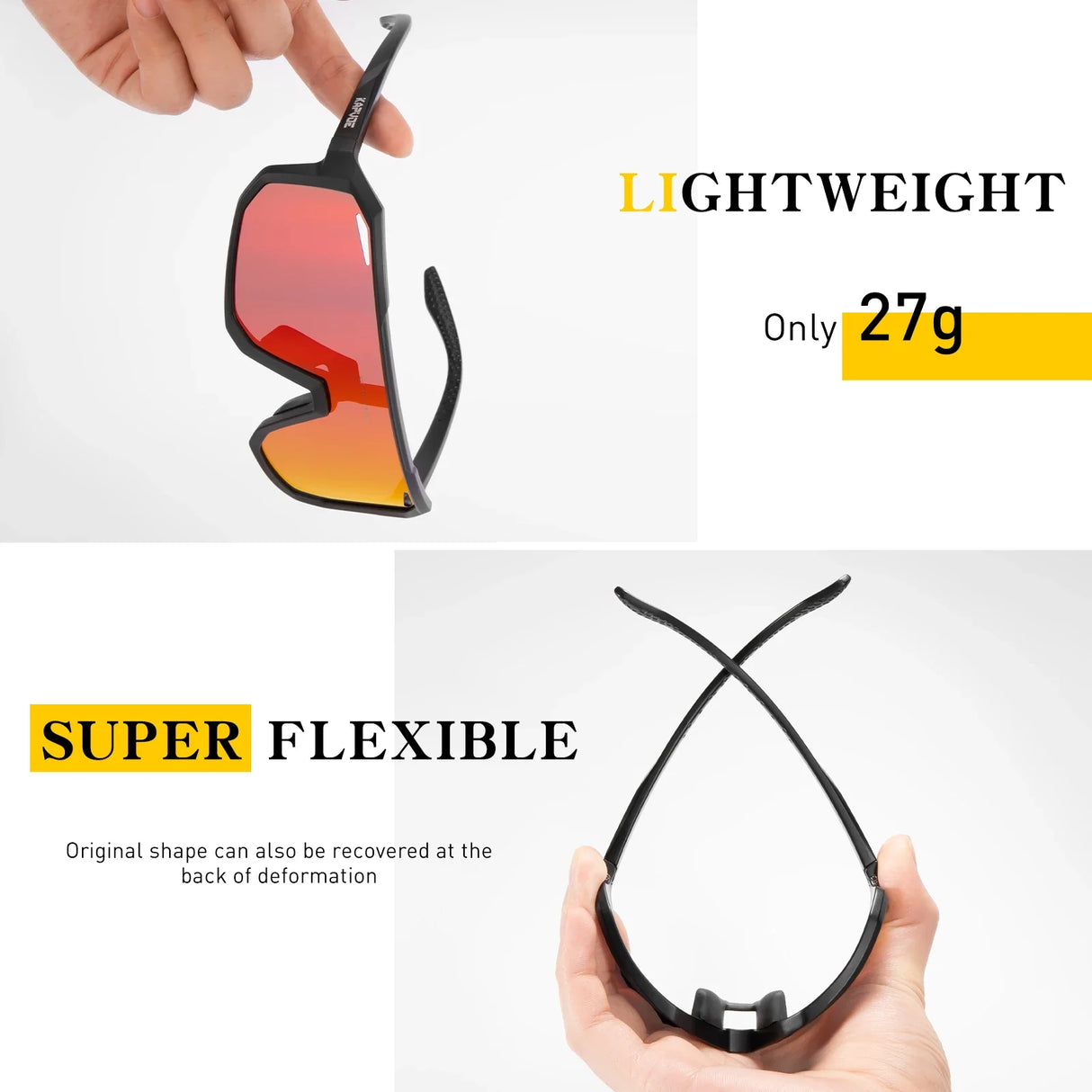 Fietsbril KE-62 (incl. 3 Lenzen)