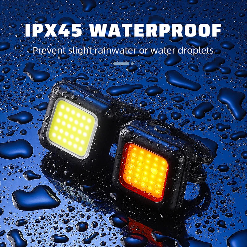 Compact Voorlicht - 130 Lumen - USB-C Oplaadbaar