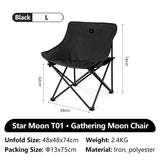 Opvouwbare outdoor camping- en wandelstoel met stalen frame en Oxford-stof