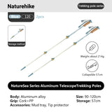 Ultralichte professionele wandelstok voor vrouwen met kurken handgreep en wolfraampunt