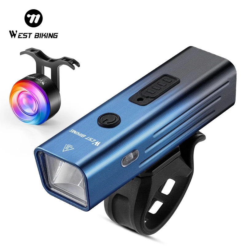 Fietslicht Set – Slim Voor- en Achterlicht met Remsensor