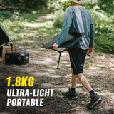 Lichtgewicht opvouwbare tafel van aluminiumlegering voor kamperen en buitengebruik