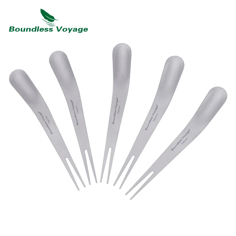 Titanium Dual-Use Bestek Set